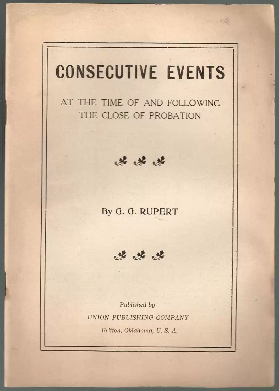 Consecutive Events cover